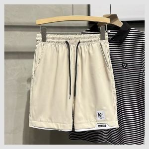 Cool Sensation Ice Silk Shorts Casual Style Five-Quarter Length Thin Female Version Loose Fit Trendy Sports Large Size Leisure Pants