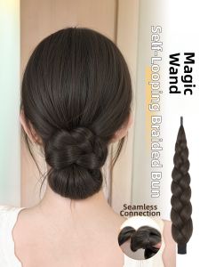 XIAOQI | Volume Boosting Braided Bun Wig