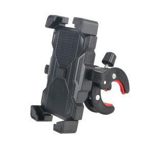 For iPhone Samsung Huawei Adjustable Bicycle Motorcycle Phone Holder GPS Navigation Support 360° Rotating Automatic Lock