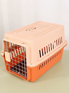 Portable Pet Carrier: Large Capacity Travel Space Box for Cats & Dogs