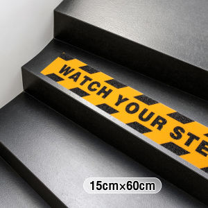 C.B.【Ready in Stock】 Watch Your Step/Caution Non-slip Warning Stickers For Workplace Safety