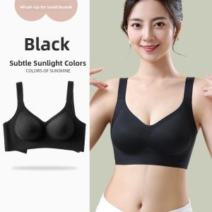 MiiOW | Cat Woman Lifting Underwear Womens Small Chest Gathered Large Anti-Sagging Side Breast Collection Fixed Cup Seamless Beautiful Back Bra