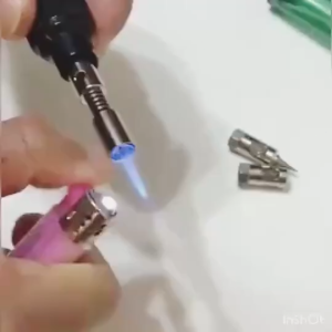 6 In 1 Solder Pena Gas / Solder Portable Pen Blow Torch Las / Soldering Iron Butane Gas