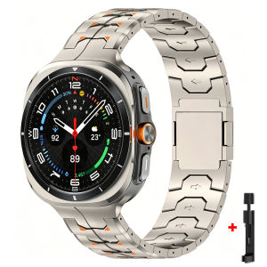 Dây Đeo Kim Loại Sang Trọng Dành Cho Samsung Galaxy Watch 8/9 40mm/44mm Classic 46mm Dây Đeo Từ Tính Tương Thích Với Galaxy Watch Ultra 2/2025 2024 47mm Dây Đeo Đồng Hồ Titan Có Thể Điều Chỉnh
