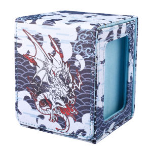 Blue-Eyes White Dragon Card Storage Deck BoxDisplay WindowHolds 120+ Sleeved Cards Magnetic PU for YuGiOh PTCG  MTGameCards