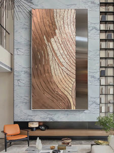 Minimalist Modern Hallway Living Room Abstract Decorative 3D Painting Hotel Sample Room Art Painting Large Floor Painting New