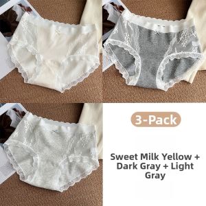 MOYISHA | Antibacterial Lace Cotton Women Underwear Thin