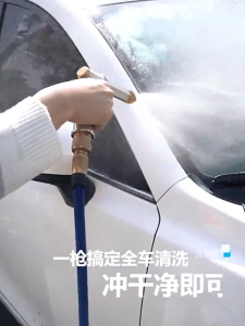 10M-50M Garden hose Set High-Pressure Water Spray Gun Water gun nozzle Car wash nozzle Thickened by 1/2 inch hose