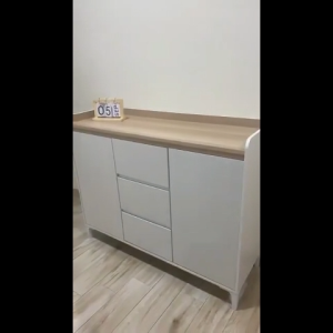 THEATT Modern Sideboard Side Cabinet Multi Layer Storage Cabinet Hallway Storage Entryway Buffet Divided Storage Cabinet