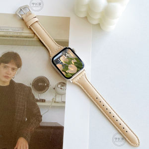 Suitable for Xiaomi Bracelet 9pro Version Strap Girls Fall and Winter New Arrival 8pro Watch Band Genuine Leather Smart Electronic Sport Watch Replacement Accessories Nine Generation Pro Wrist Strap Pin Buckle Small Waist