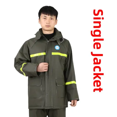 Thickened Separate Men Women Rain Pants Outdoor Cycling Breathable Electric Vehicle Rainproof Windproof Reflective Adult PVC Knitted Cloth