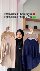 Paket Hemat Hijab Instan Anak Alika 4pcs 52k Bebas Pilih Warna Jilbab Anak By Kalishaofficial