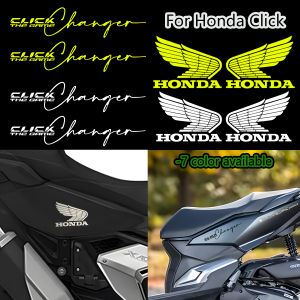 For Honda Click 125i 150i 160 V2 V3 Reflective Motorcycle Body Windshield Pull Flower Decal