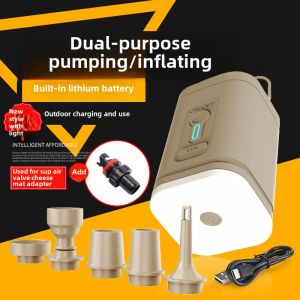 Outdoor Storage Pump Wireless Swimming Pool Inflatable Boat Inflatable Mattress Vacuum Compression Bag Pumping and Deflation Electric Air Pump