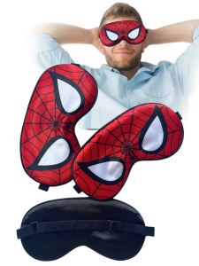 1pc Disney Anime Superhero Spider man Sleeping Mask Sleeping Blindfold Soft Eye Masks Eye Cover Male Mask Eyepatch Nap Health