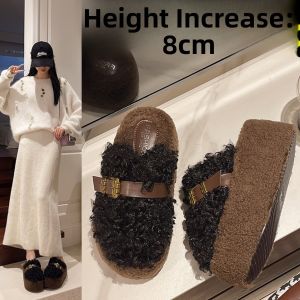 DINGMUYI | Heel Increase Slipper Shoes 34 Size
