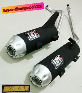 Knalpot racing costume copy tzm cms standar beat vario pcx
