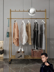 Luxurious Rustproof Floor Standing Coat Rack