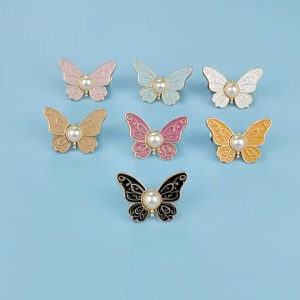 MI-C1335 Kancing Pengecil Celana Jeans Simple Bebas Jahit Adjustable Karakter Lucu Fashion Wanita