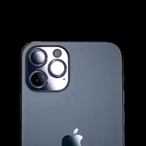 Ốp Dán Camera Titan Ip 12 đến 16 (3 mắt). Viền Titan từ IP 11 đến 15 Pro Max - Hàng cao cấp