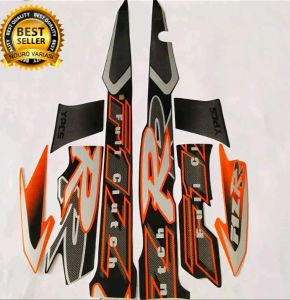 stripping FIZ R thn 2001 2002 full clutch I STRIPING LIS STICKER STANDAR ORI YAMAHA FIZ R FIZR 2001 2002 FULL CLUTCH SILVER HITAM