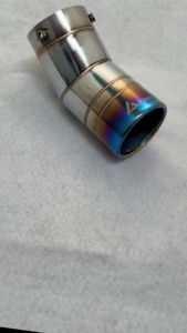 Tailpipe Muffler cutter bengkok variasi ujung knalpot mobil original LK EXHAUST