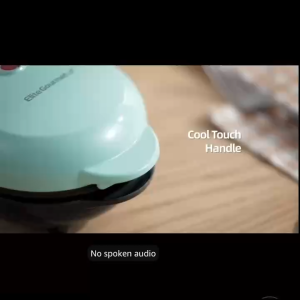 BIN LU Commercial Grade Heavy-Duty Waffle Maker: Stainless Steel Fast Cooking for Cafés & Bakeries