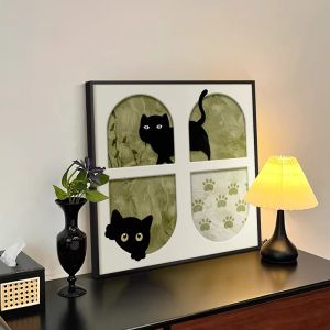 HAIMASHENGKANG | Vintage Artistic Small Audience Decorative Painting