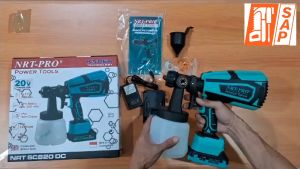 NRT-PRO SC820DC Spray Gun Cordless Tabung Alat Cat Semprot Air Spraygun SC820 DC SC 820 820DC