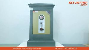 Két Sắt Việt Tiệp Khóa Cơ 🎁CHÍNH HÃNG🎁 Dáng Đứng  K404-KC Nặng 110KG Thép Dày Chống Cháy (Freeship Toàn Quốc)