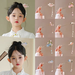 Sakura Ancient Style Flowers Hair Accessories Hair Pin Fashion Tassel Hair Stick Chinese HairPin