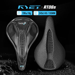 RYET | RYET 3D Printed/VCM Bike Saddle 143/145/155mm 7x9mm MTB Road Gravel Cycling Seat Lightweight Comfortable Cushion Bicycle Parts