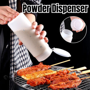 Plastic Seasoning Bottle Clear Condiment Dispenser Barbecue Kitchen Spices Salt Pepper Storage Jar for Kitchen