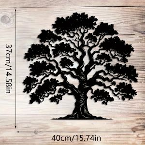 CIFbuy | CIFBUY Tree of Life Metal Wall Art Iron Plant Lover Gift Forest Home Balcony Decor Indoor Outdoor Housewarming Present