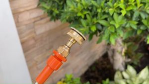 เครื่องหมายยาทองเหลือง 4รู สำหรับละเอียด ละออง และปรั้งแต่งพ่นยา กับพ่นยาบอทเตอรี่ และมือโยก