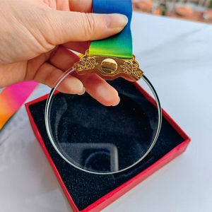 Customizable Unengraved Crystal Trophy  - Blank Award Cup for Recognition Company Education Sports Ceremony