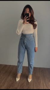 Celana Jeans Highwaist Wanita Import & Tips Memilih