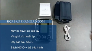 Máy Đo Huyết Áp Bắp Tay DUSENKI Chính Hãng Kết Quả Chính Xác Phát Giọng Nói Tiếng Việt Đo Nhịp Tim Vuadienmay