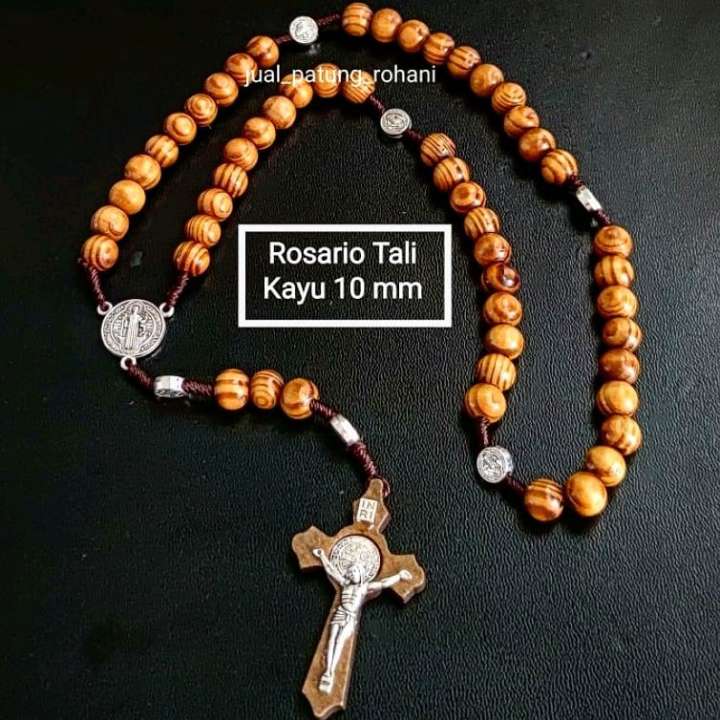 Rosario Kayu 10 mm