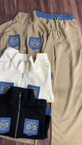 Set Sporty Wanita Premium Import – Baju dan Celana Casual Modis Bahan Kaos Mix Jeans Bordir Elegan Fit to L