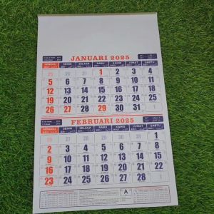 KALENDER KERJA 2026 2 BULANAN UMUM 6 LEMBAR ATAU DWIWULAN / KALENDER TAHUN 2026