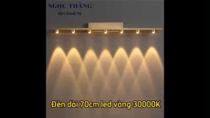 Đèn Led Soi Tranh Soi Gương 7 Bóng Trang Trí Trong Nhà Led Vàng 35W 220V PT8672/7 Tân Phát
