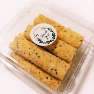 ขนมทองละมุน อบควันเทียน ไข่เค็ม ฝอยทอง งา /หมูฝอย พริกเผาไข่เค็ม