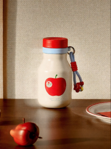 CAROTE | Cute Compact Portable Straw Thermos Bottle for Women