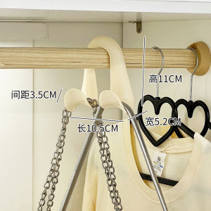 Creamy Arc Shaped Clothes Hanger for Womens Bedroom Wardrobe Anti-Deformation Bag Hanger Underwear Strap Coat Hat Rack
