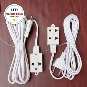 Ổ Cắm Đa Năng Liền Dây - Ổ cắm nối lưu động 3m - 5m
