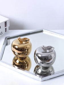 ตกแต่งห้องน้ำแบบเรียบง่ายและหรูหราสไตล์ยุโรปด้วยช่อดอกไม้ผลิไม้เคลือบเงินและทอง ของตกแต่งบ้านสไตล์โมเดิร์น ของตกแต่งห้องพักผู้ดูแลที่พัก