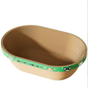 hipidog | Durable No-litter Scratch Pad Cat Bed Combo XL