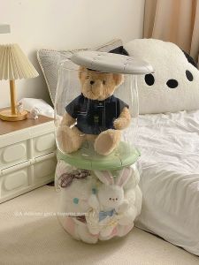 Hộp Đựng Đồ Trong Suốt Đa Năng Có Thể Ngồi Đồ Chơi Đồ Ăn Nhẹ Hộp Đựng Đồ Dùng Gia Đình Hộp Đựng Đồ Gọn Gàng Hộp Đựng Đồ Trang Trí Nhà Cửa