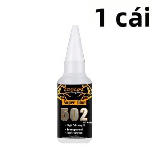 LOOLIFL | Keo Dán Siêu Dính 502 Khô Nhanh Cyanoacrylate Đa Năng Độ Bám Dính Mạnh Dùng Cho Kim Loại Nhựa Gỗ Cao Su Da